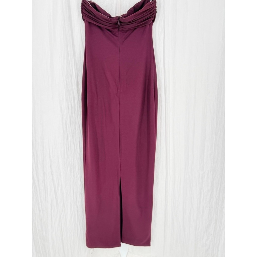 NEW Superdown Tierra Plum Strapless Maxi Dress Small - Picture 3 of 13